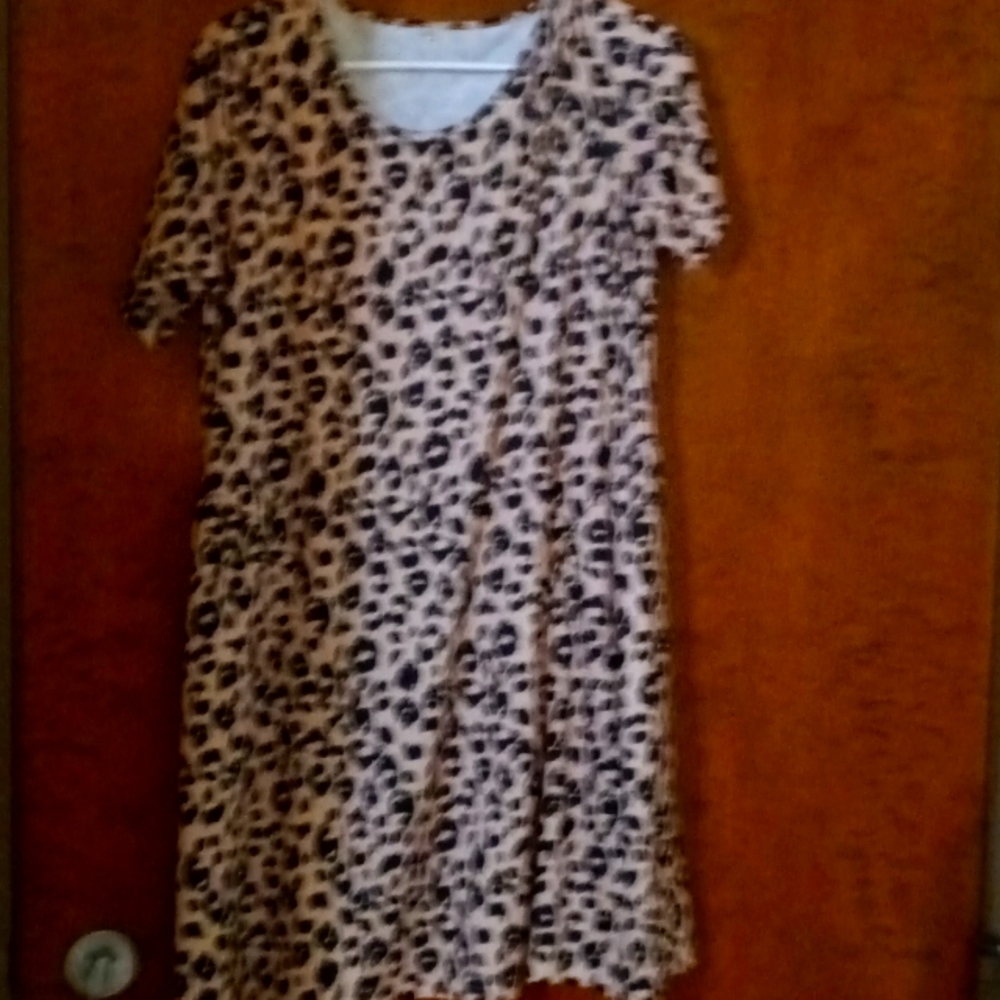 Leopard print dress